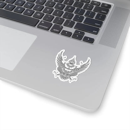 Garuda Emblem of Thailand Monochrome (Thailand) (Coat of Arms) STICKER Vinyl Kiss-Cut Decal - The Sticker Space
