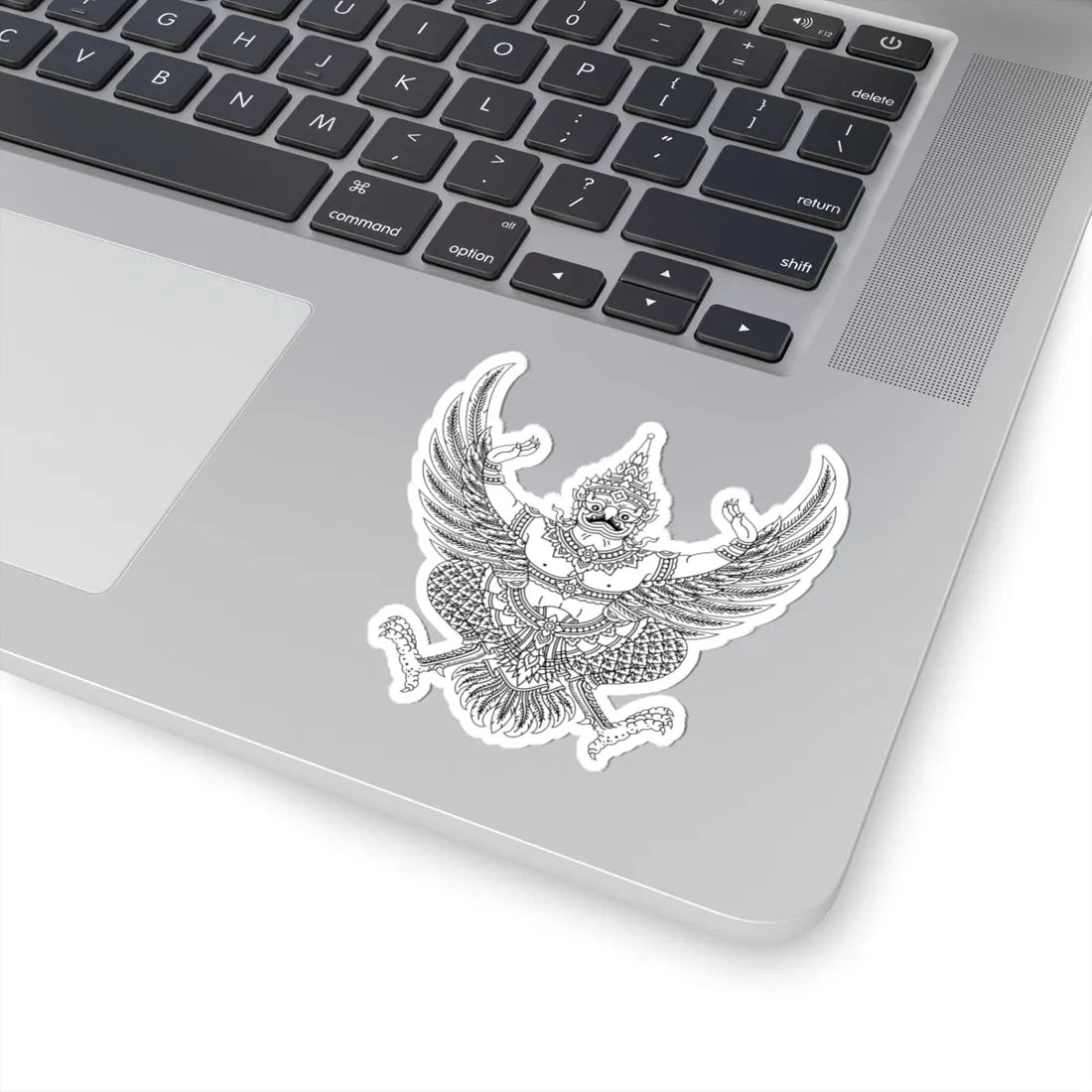 Garuda Emblem of Thailand Monochrome (Thailand) (Coat of Arms) STICKER Vinyl Kiss-Cut Decal - The Sticker Space