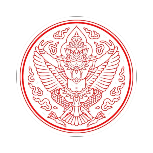 Garuda Seal of Thailand (Thailand) STICKER Vinyl Kiss-Cut Decal 2 Inch White - The Sticker Space