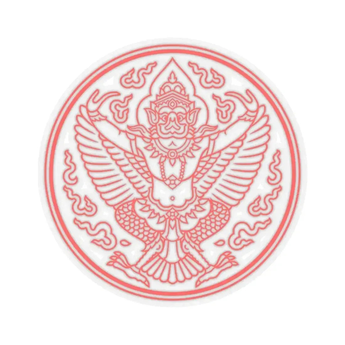 Garuda Seal of Thailand (Thailand) STICKER Vinyl Kiss-Cut Decal 3 Inch Transparent - The Sticker Space