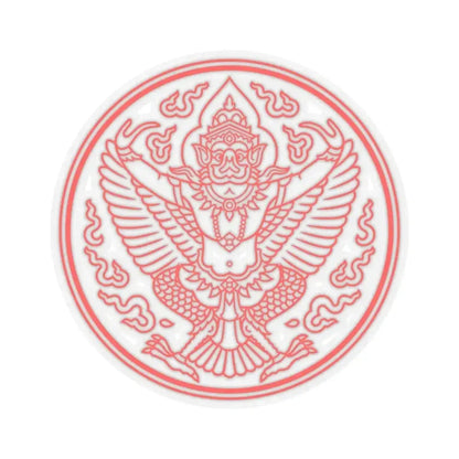 Garuda Seal of Thailand (Thailand) STICKER Vinyl Kiss-Cut Decal 3 Inch Transparent - The Sticker Space