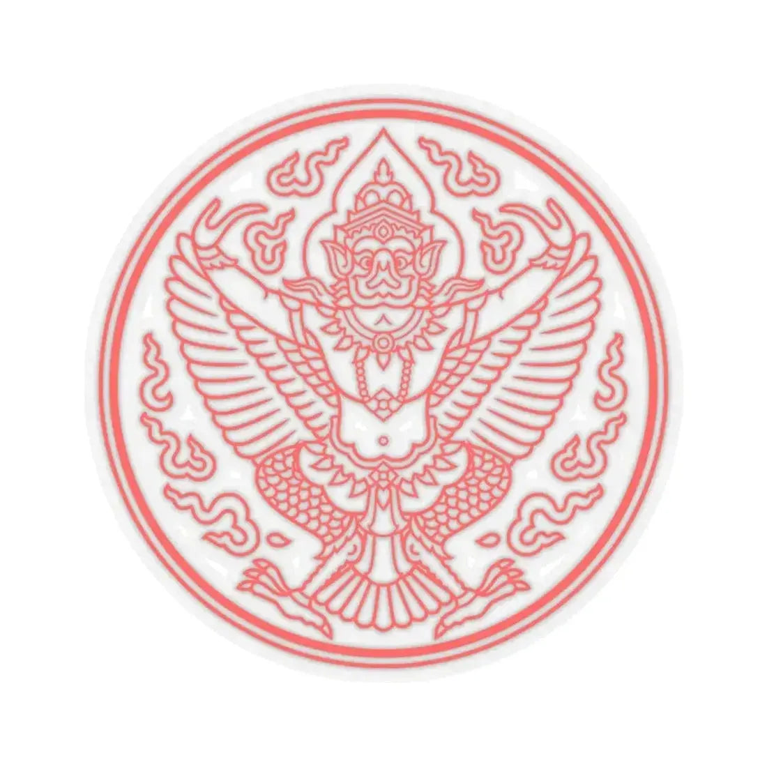 Garuda Seal of Thailand (Thailand) STICKER Vinyl Kiss-Cut Decal 6 Inch Transparent - The Sticker Space