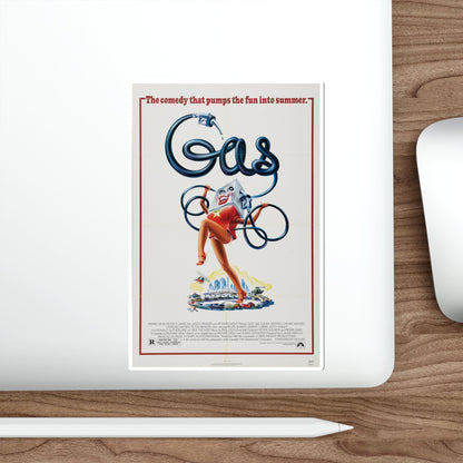 Gas 1981 Movie Poster STICKER Vinyl Die-Cut Decal-The Sticker Space