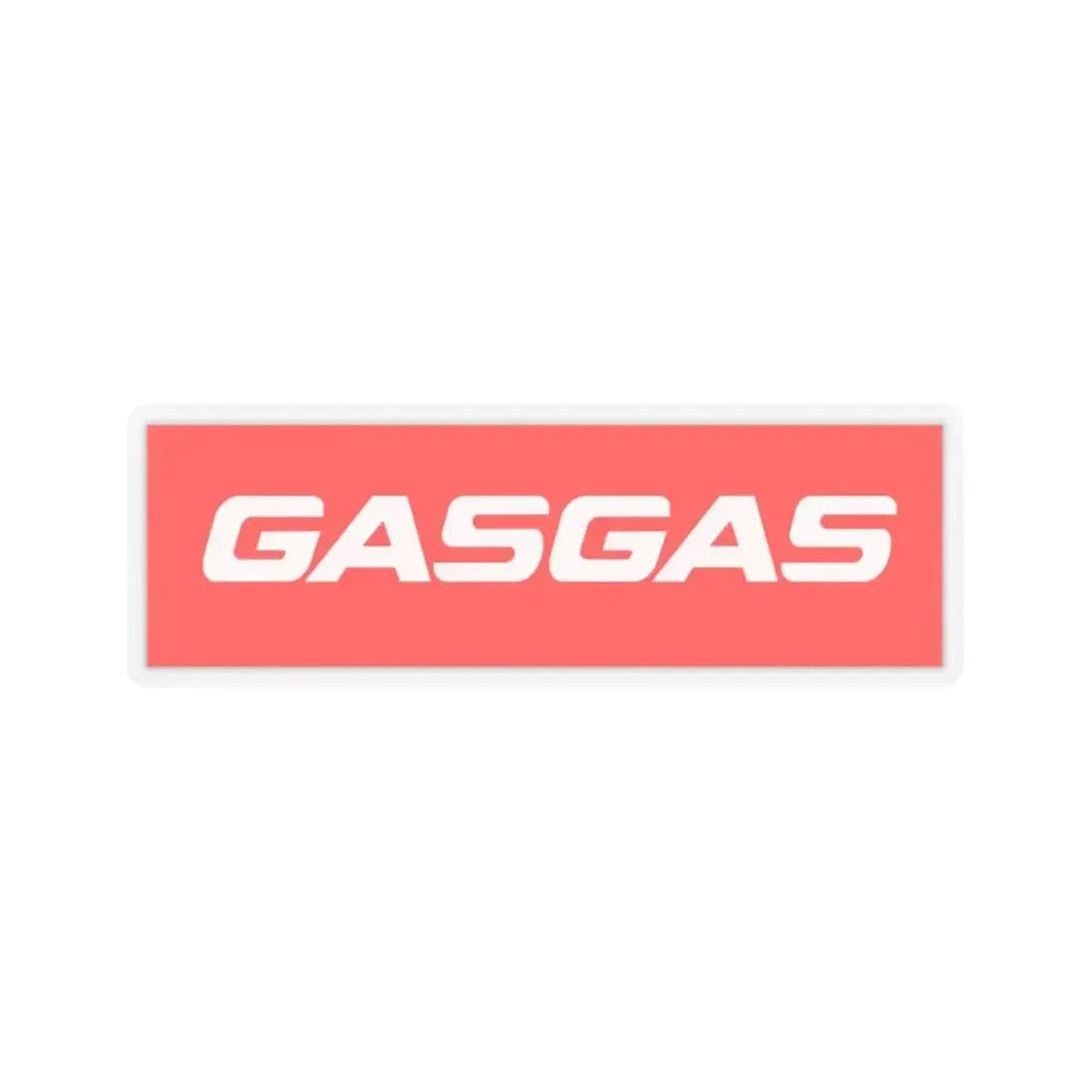 Gas Gas (Logo) STICKER Vinyl Kiss-Cut Decal 2 Inch Transparent - The Sticker Space