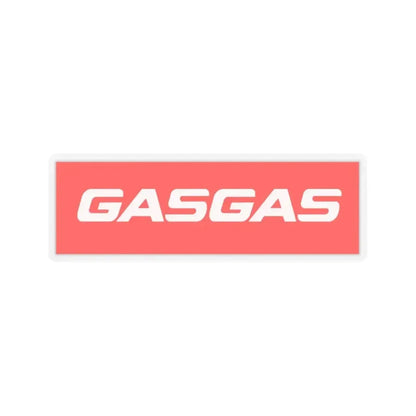 Gas Gas (Logo) STICKER Vinyl Kiss-Cut Decal 2 Inch Transparent - The Sticker Space