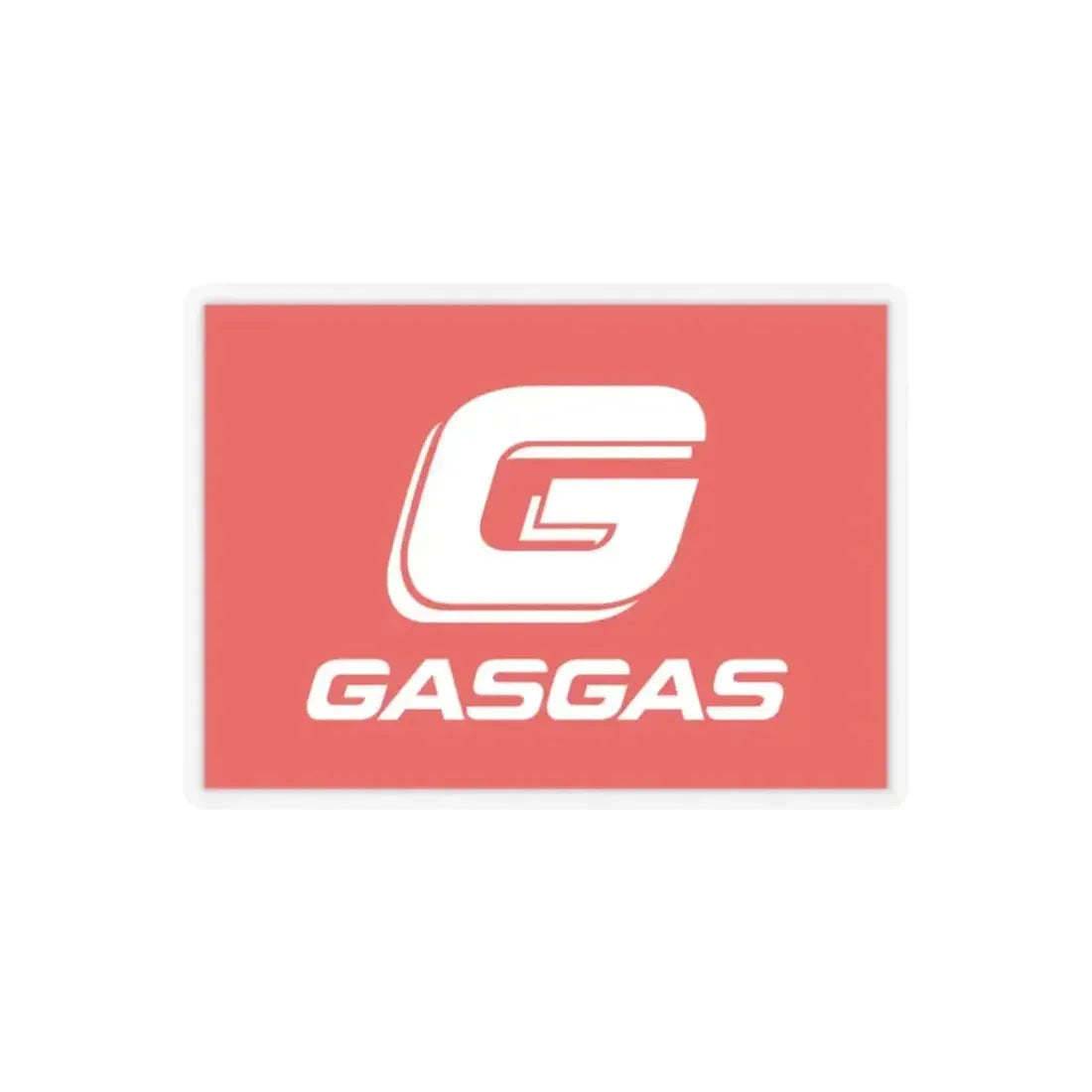 Gas Gas (with G) (Logo) STICKER Vinyl Kiss-Cut Decal 2 Inch Transparent - The Sticker Space