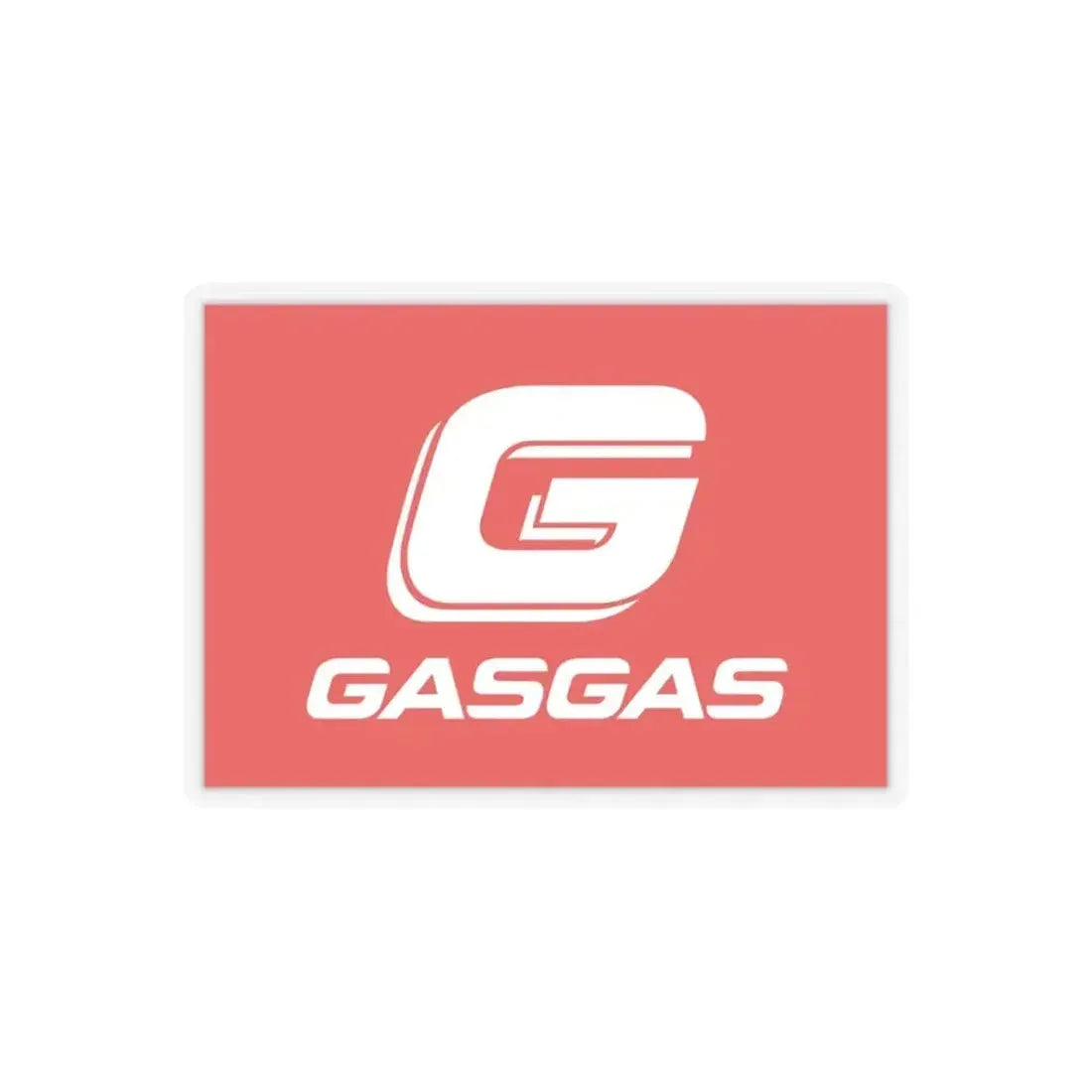 Gas Gas (with G) (Logo) STICKER Vinyl Kiss-Cut Decal 3 Inch Transparent - The Sticker Space
