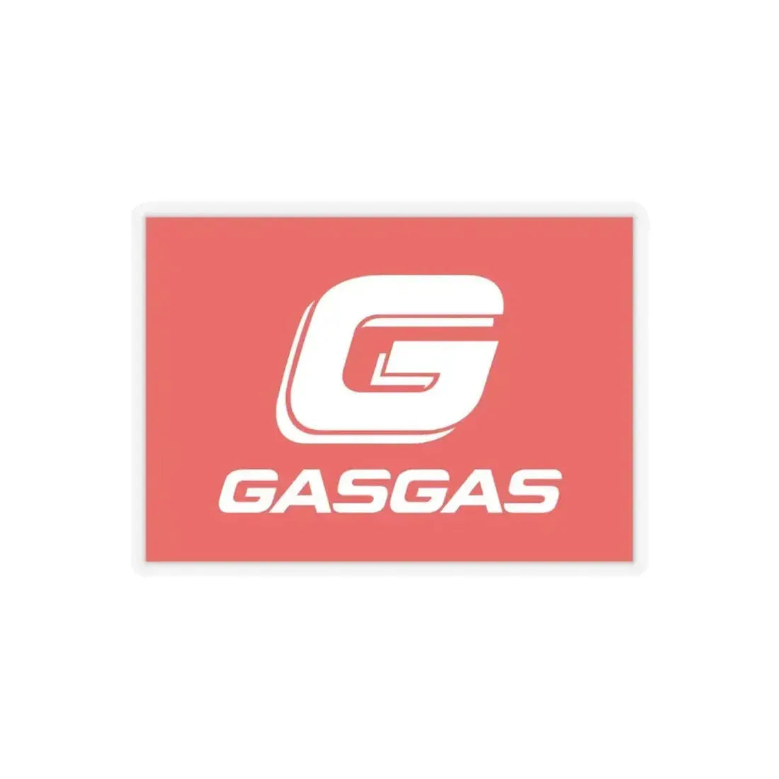 Gas Gas (with G) (Logo) STICKER Vinyl Kiss-Cut Decal 6 Inch Transparent - The Sticker Space