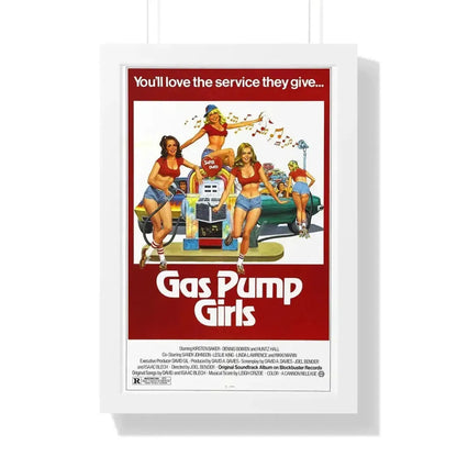 GAS PUMP GIRLS 1979 - Framed Movie Poster - The Sticker Space