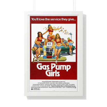 GAS PUMP GIRLS 1979 - Framed Movie Poster - The Sticker Space