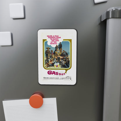 Gas s s s 1971 Movie Poster Die-Cut Magnet-The Sticker Space