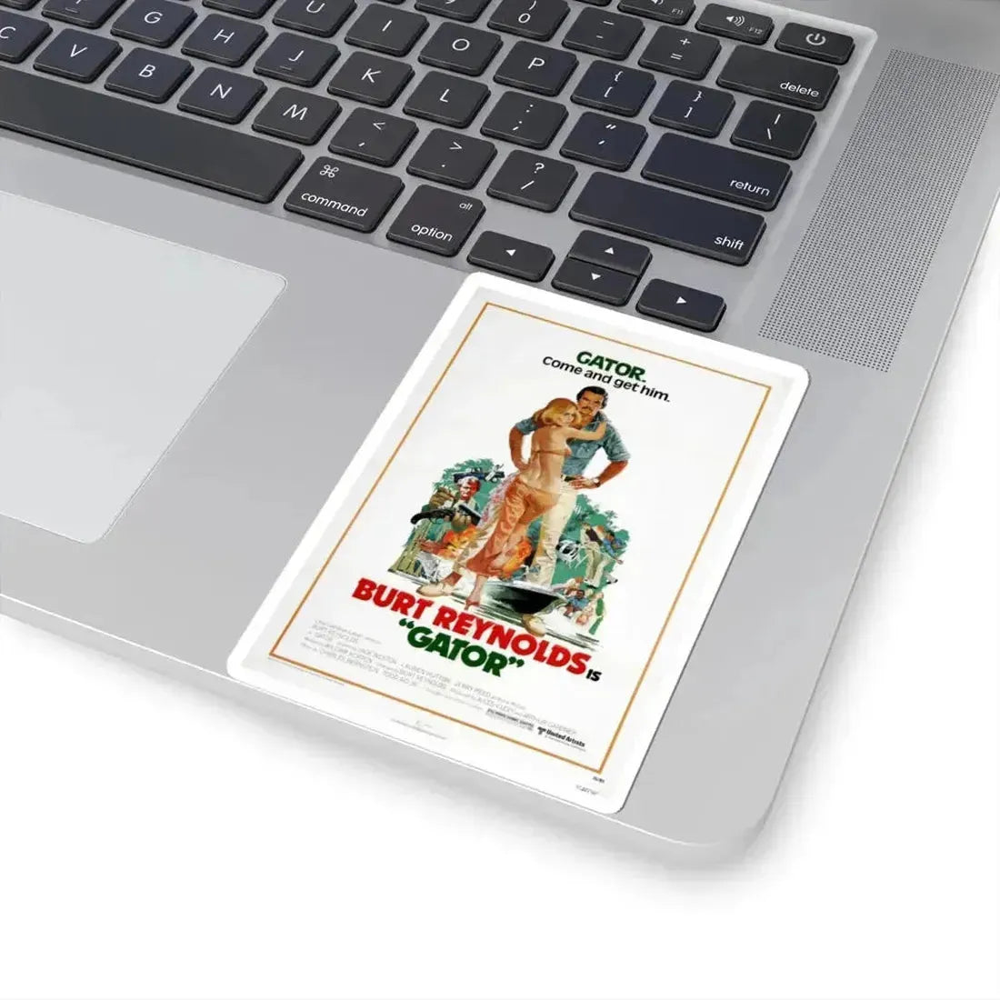 Gator 1976 Movie Poster - STICKER Vinyl Kiss-Cut Decal - The Sticker Space