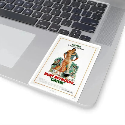 Gator 1976 Movie Poster - STICKER Vinyl Kiss-Cut Decal - The Sticker Space