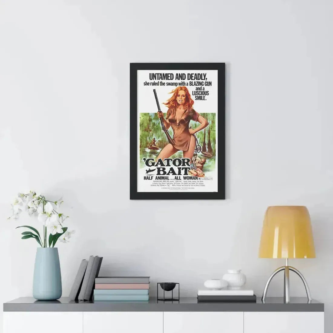 GATOR BAIT 1973 - Framed Movie Poster - The Sticker Space