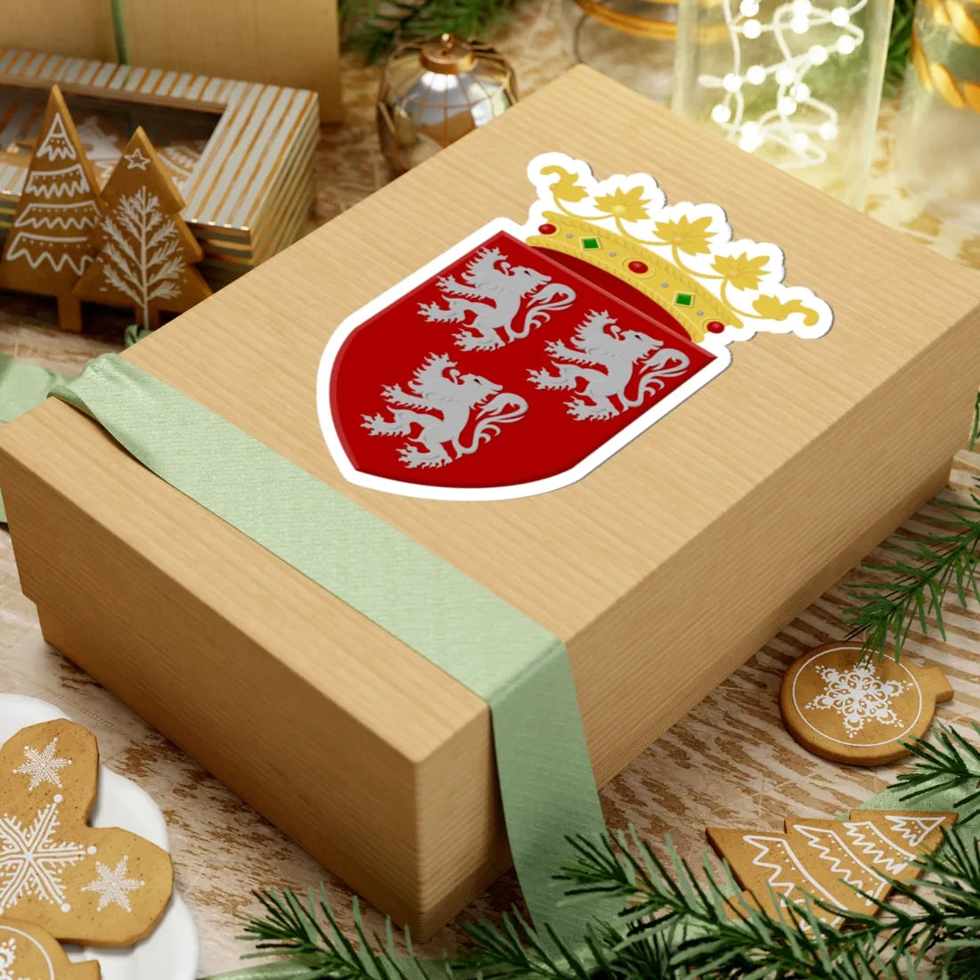 Gavere wapen1 (Belgium) (Coat of Arms) STICKER Vinyl Kiss-Cut Decal - The Sticker Space