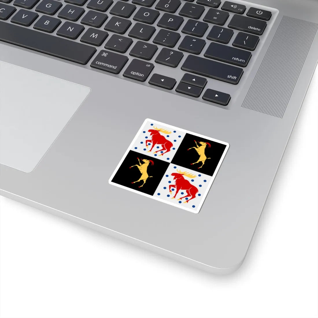 Gavleborgs lan vapenflagga (Sweden) STICKER Vinyl Kiss-Cut Decal - The Sticker Space