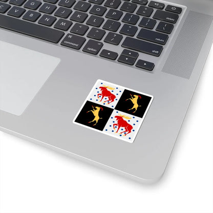Gavleborgs lan vapenflagga (Sweden) STICKER Vinyl Kiss-Cut Decal - The Sticker Space