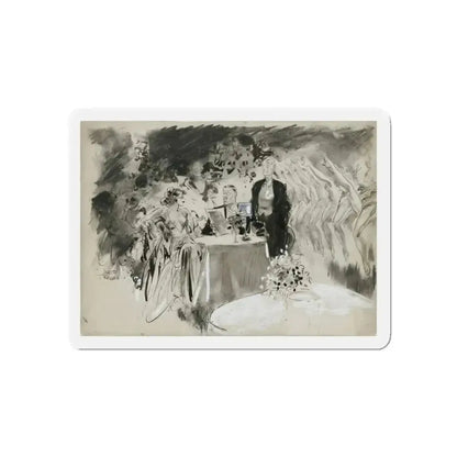 Gay Book Illustration (Magazine Illustration) Refrigerator Magnet - The Sticker Space