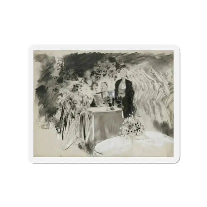 Gay Book Illustration (Magazine Illustration) Refrigerator Magnet - The Sticker Space