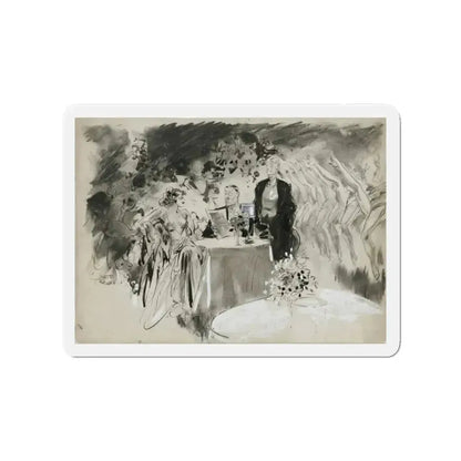 Gay Book Illustration (Magazine Illustration) Refrigerator Magnet - The Sticker Space