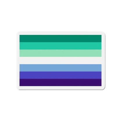 Gay Men Pride Flag - Refrigerator Magnet 2 Inch - The Sticker Space