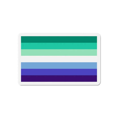 Gay Men Pride Flag - Refrigerator Magnet 5 Inch - The Sticker Space