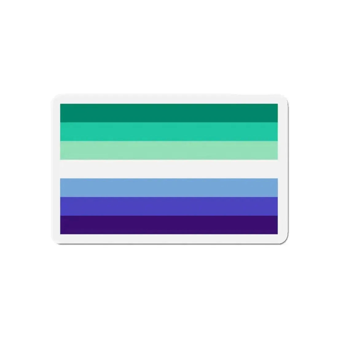 Gay Men Pride Flag - Refrigerator Magnet - The Sticker Space