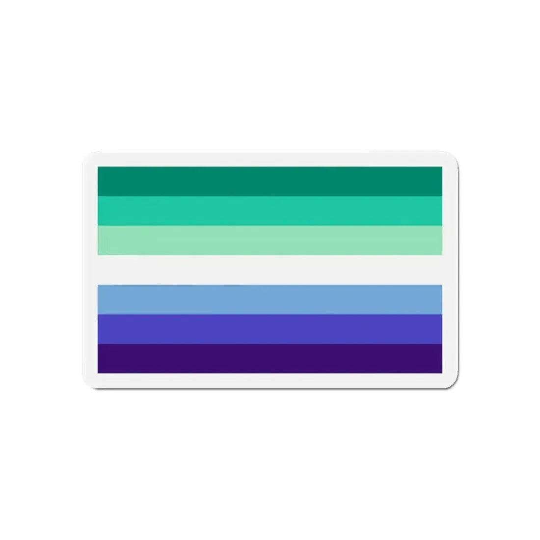Gay Men Pride Flag - Refrigerator Magnet - The Sticker Space