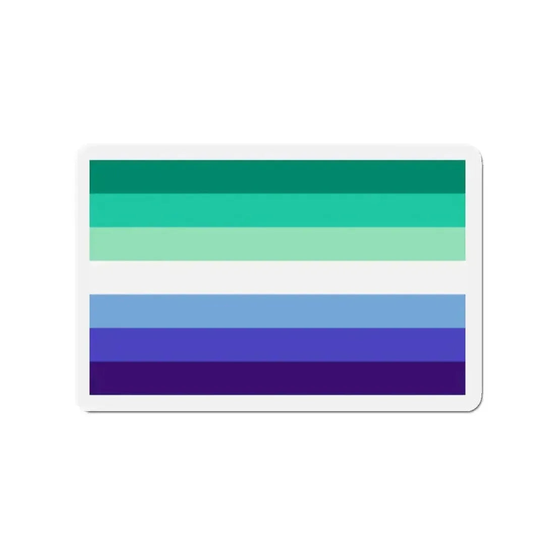 Gay Men Pride Flag - Refrigerator Magnet - The Sticker Space