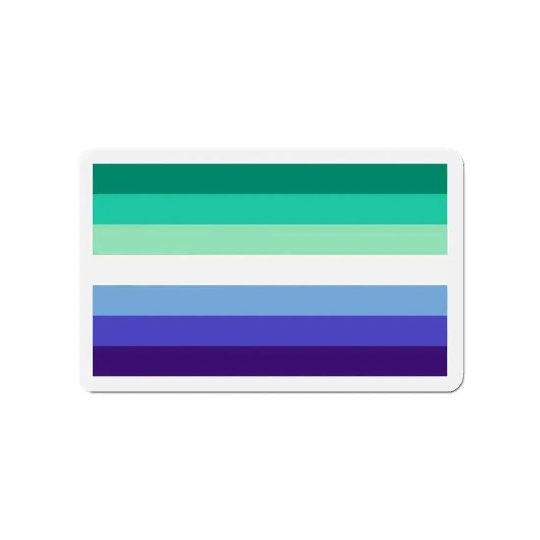 Gay Men Pride Flag - Refrigerator Magnet - The Sticker Space