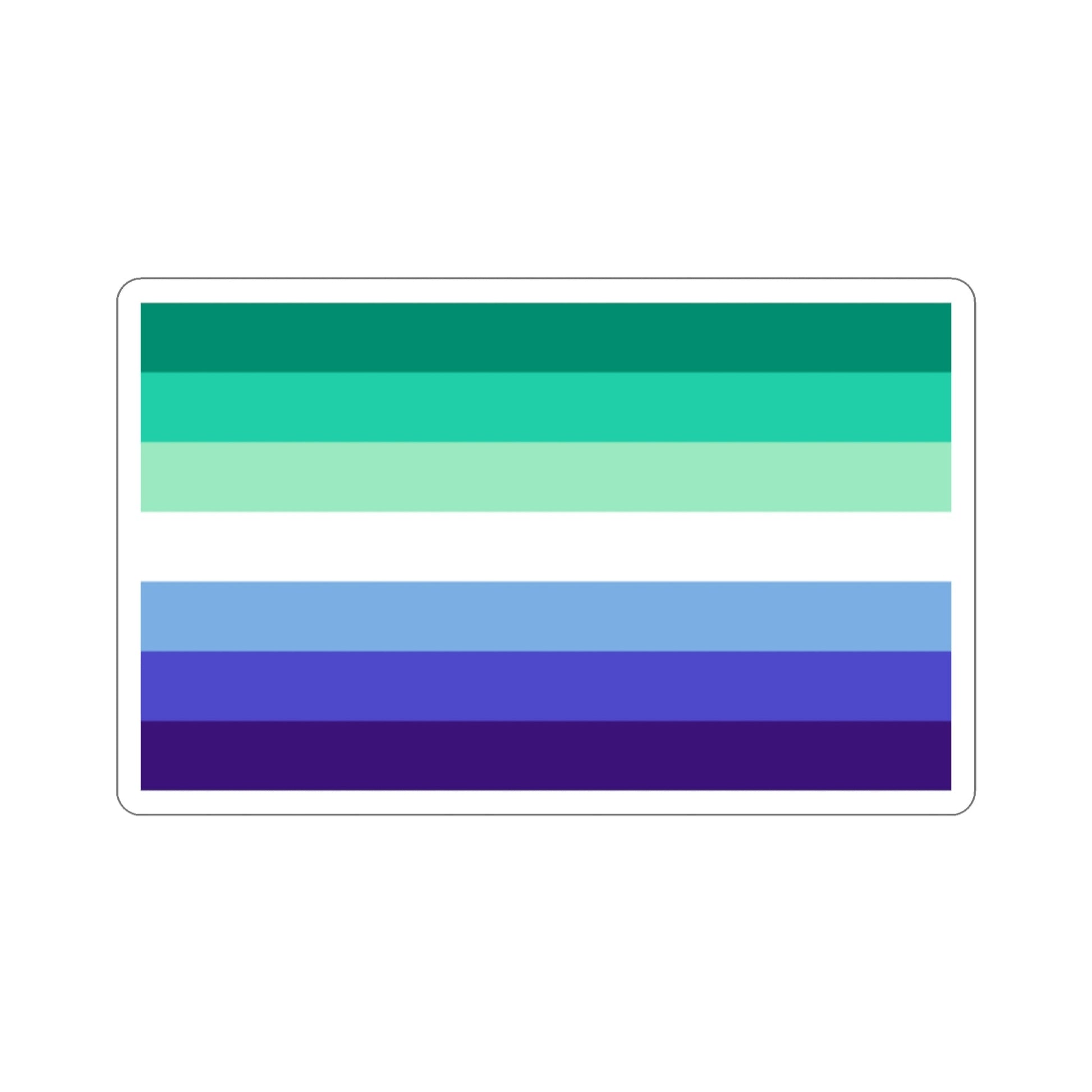 Gay Men Pride Flag STICKER Vinyl Die-Cut Decal-2 Inch-The Sticker Space