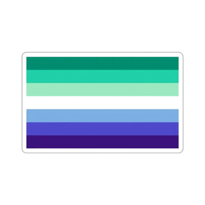 Gay Men Pride Flag STICKER Vinyl Die-Cut Decal 2 Inch - The Sticker Space