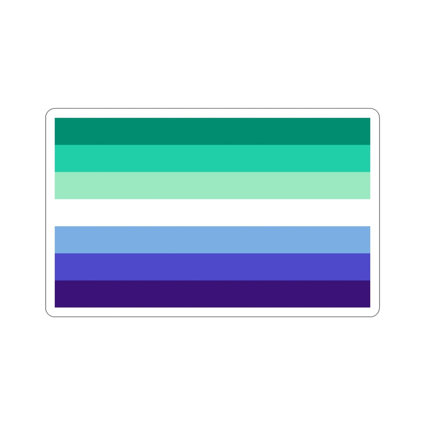 Gay Men Pride Flag STICKER Vinyl Die-Cut Decal-3 Inch-The Sticker Space