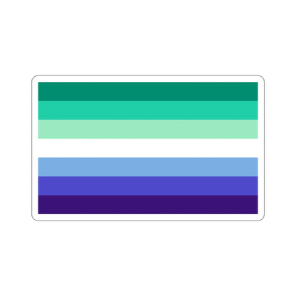 Gay Men Pride Flag STICKER Vinyl Die-Cut Decal-4 Inch-The Sticker Space