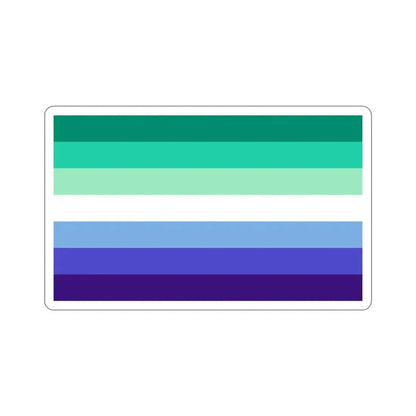 Gay Men Pride Flag STICKER Vinyl Die-Cut Decal 4 Inch - The Sticker Space