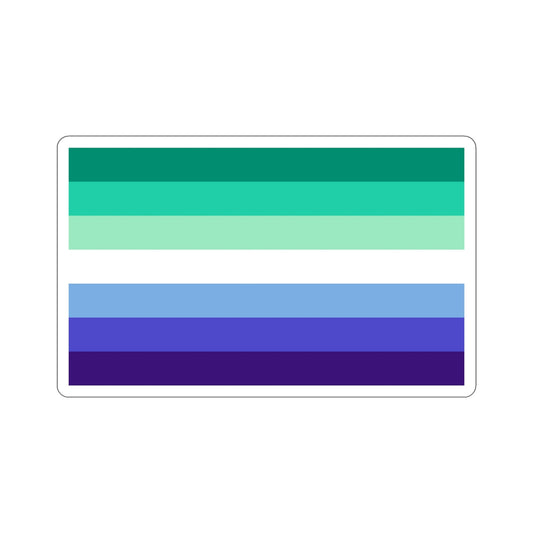 Gay Men Pride Flag STICKER Vinyl Die-Cut Decal-6 Inch-The Sticker Space