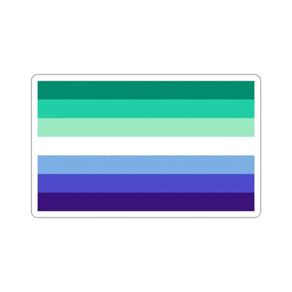 Gay Men Pride Flag STICKER Vinyl Die-Cut Decal 6 Inch - The Sticker Space