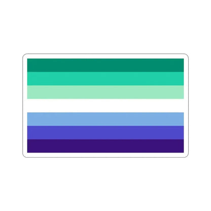 Gay Men Pride Flag STICKER Vinyl Die-Cut Decal - The Sticker Space