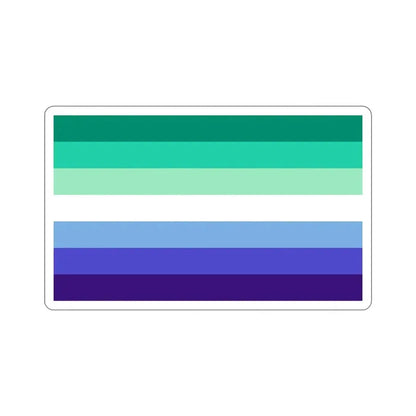 Gay Men Pride Flag STICKER Vinyl Die-Cut Decal - The Sticker Space
