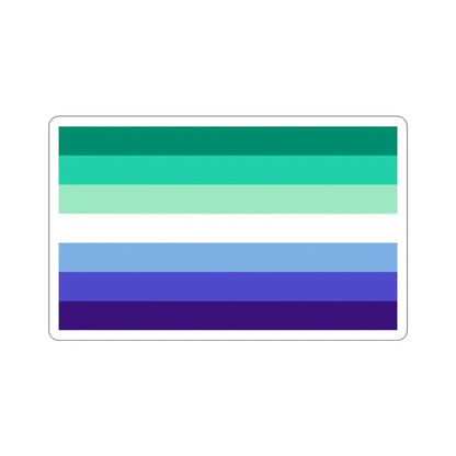 Gay Men Pride Flag STICKER Vinyl Die-Cut Decal - The Sticker Space