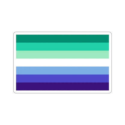 Gay Men Pride Flag STICKER Vinyl Die-Cut Decal - The Sticker Space