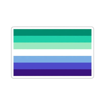 Gay Men Pride Flag STICKER Vinyl Die-Cut Decal - The Sticker Space