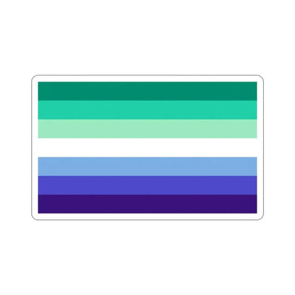 Gay Men Pride Flag STICKER Vinyl Die-Cut Decal - The Sticker Space