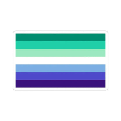 Gay Men Pride Flag STICKER Vinyl Die-Cut Decal - The Sticker Space