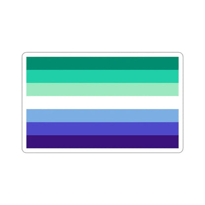 Gay Men Pride Flag STICKER Vinyl Die-Cut Decal - The Sticker Space