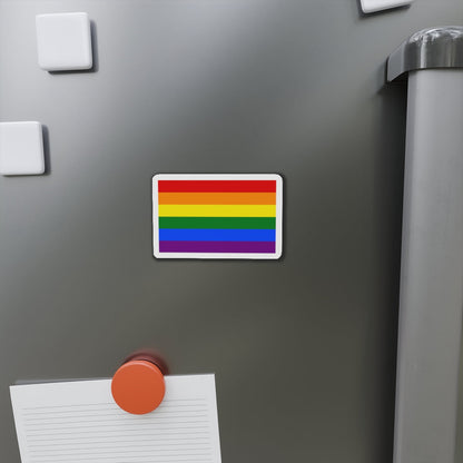 Gay Pride Flag - Die-Cut Magnet-The Sticker Space