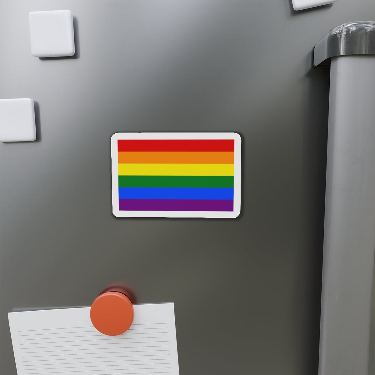 Gay Pride Flag - Die-Cut Magnet-The Sticker Space