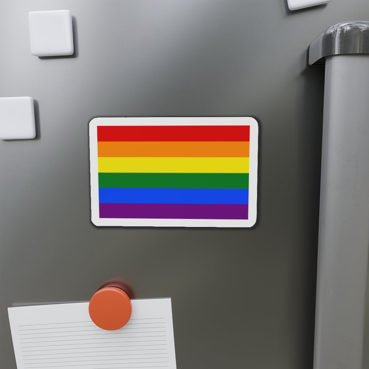 Gay Pride Flag - Die-Cut Magnet-The Sticker Space