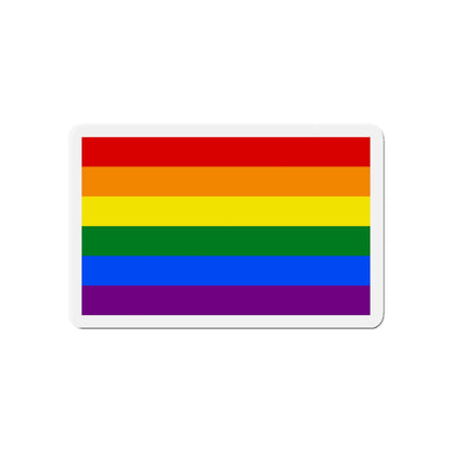 Gay Pride Flag - Die-Cut Magnet-6 × 6"-The Sticker Space