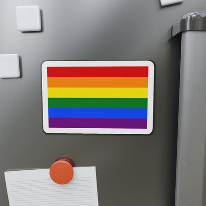 Gay Pride Flag - Die-Cut Magnet-The Sticker Space